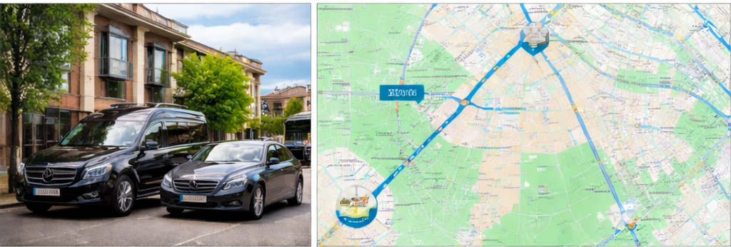 Amsterdam Airport Transfer at Schiphol Airport with luxury chauffeur vehicle providing seamless pickup for tourists in Amsterdam