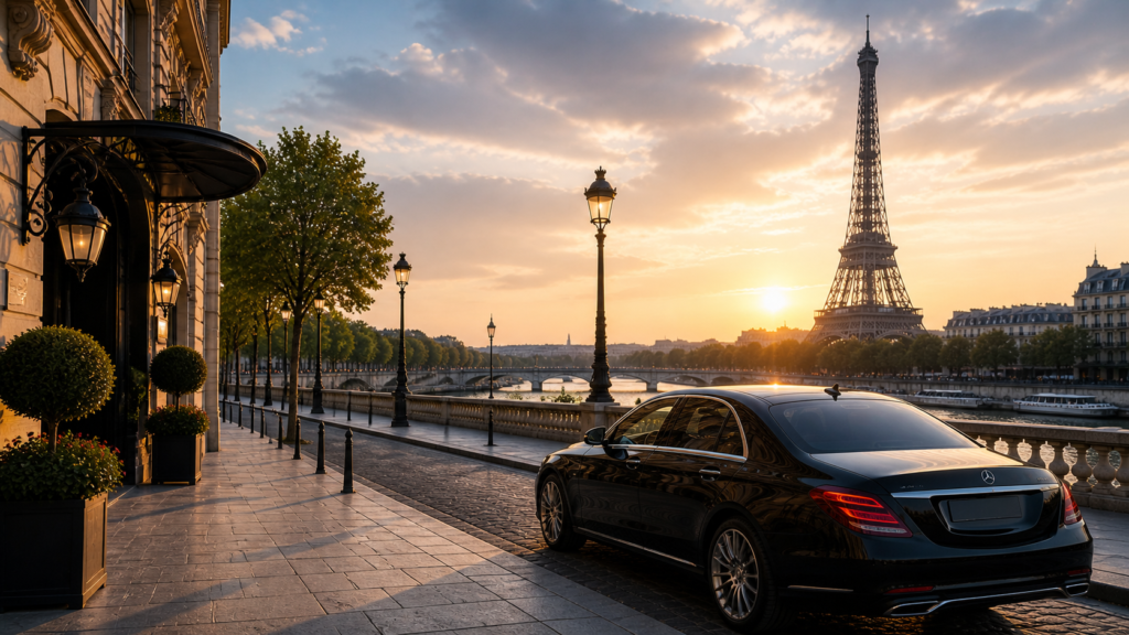 Europe Family Tour Packages with Private Transfers in scenic European city with luxury vehicle