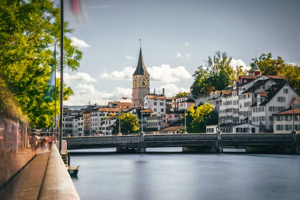 Paris Zurich Tour Package featuring iconic attractions, private chauffeur services, and scenic travel across Paris and Zurich.