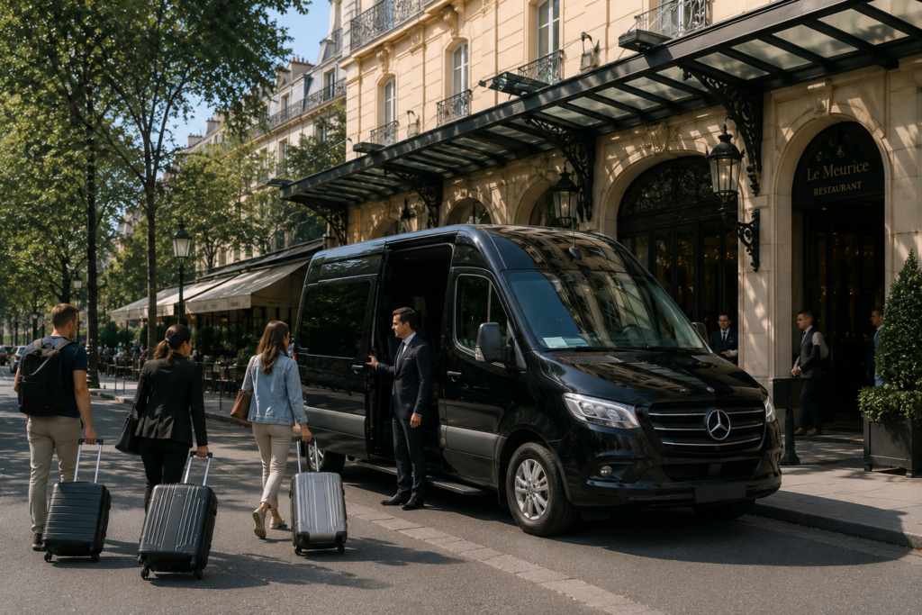Rome Airport to City Centre private transfer with a luxury vehicles and professional chauffeur