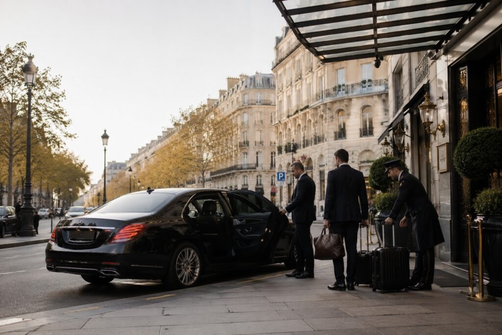 Luxury chauffeur service in Geneva with professional chauffeur services