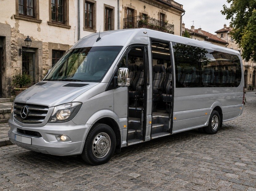 Mercedes-Benz Sprinter rental in Antwerp for group transportation